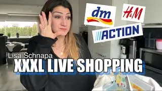 XXXL LIVE SHOPPING + HAUL | H&M | DM | FENEBERG | AUF DER SUCHE NACH EINEM KLEID |