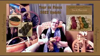 Tour de Fleece 2022 - Update: Yummy Inspiration / Spinning Woolen