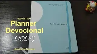 Meu planner devocional pra 2026 