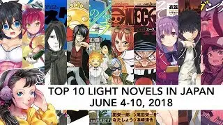 Top 10 Light Novels in Japan for the week of June 4-10, 2018