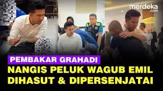 Pembakar Gedung Grahadi Nangis Peluk Wagub Emil Dardak, Ngaku Diperalat Dipersenjatai