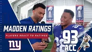 Giants Players React to Madden 20 Ratings including Saquon Barkley
