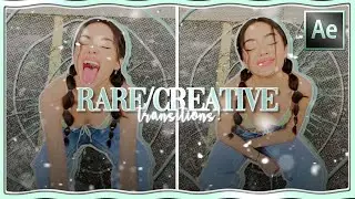 Rare/creative transitions! || After Effects Tutorial