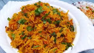 Tomato masala rice | कुकर में बनाए tomato rice | lunchbox recipes | tomato pulao | easy lunch recipe