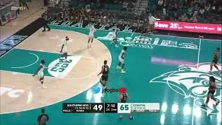 🇫🇷 Djahi Binet 16 PTS, 7 REB, 3 AST vs Coastal Carolina | Physical Forward | Sun Belt NCAA