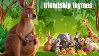Animal Friendship Story rhyme🐶🐱 | Best Animal Friends Adventure for Kids.