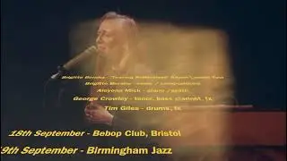 HAFAN JAZZ: BRIGITTE BERAHA'S LUCID DREAMERS