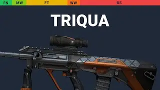 AUG Triqua - Skin Float And Wear Preview