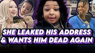 Chrisean leaks blueface address and threatens him AGAIN.. becomes who she said jaidyn was