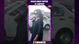 Farah Khan Papped at Airport In a Casual look #farahkhan #bollywood #shortsvideo