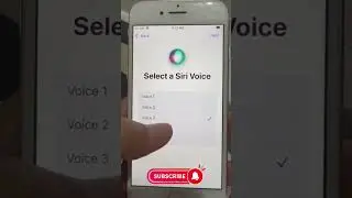 way to change the voice of Siri 😍🤞😎 #shorts #subscribe #iphone