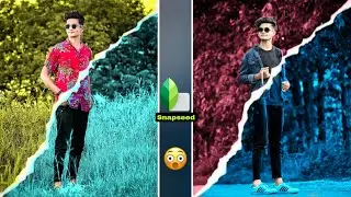 Awesome ! Snapseed Dual Colour Tone Photo Editing || Snapseed Photo Editing Trick || Snapseed Edit
