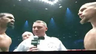 David Haye destroys Mark de Mori!  Post fight review no footage