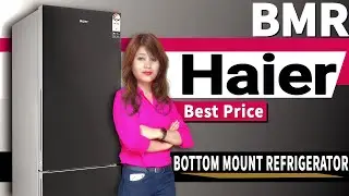 haier refrigerator demo 256 L bottom Mount freezer💥 haier bottom Mount refrigerator