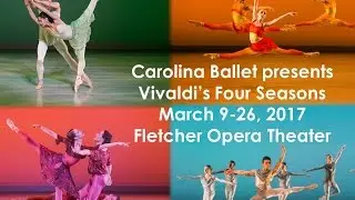 Carolina Ballet's Vivaldi's Four Seasons, March 9-26, 2017