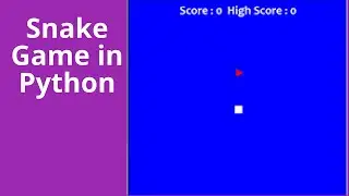 Make a Snake Game in Python | Turtle | Python Project