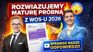 🔥 LIVE: Rozwiązujemy maturę próbną CKE 2026 z WOS-u — odpowiedzi + omówienie arkusza