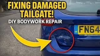 Fixing a Damaged Tailgate at Home | DIY Bodywork Repair