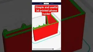 3D printed phone holder #3dprinting #phoneholders