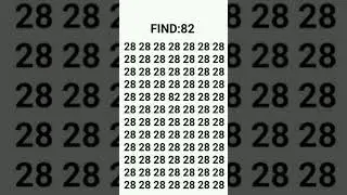 Find out 82 in this number #maths #iqtes #braintestsolution #iqtes #gk  #mathpuzzle #braintest