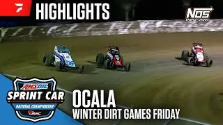 Winter Dirt Games Friday | USAC Sprints at Ocala Speedway 2/13/26 | Highlights