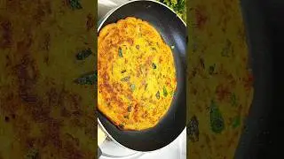 😍омлет из овса 😋|рецепт омлета из овса #овсянка #овсяноесолёное #рецептовсянки #короткие #ytshort...