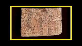 Breaking News | 3,700-year-old babylonian tablet decoded