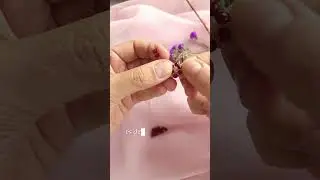Es sencillo si te concentras y sobretodo si marcas tu primer punto. #hechoamano #hilodeplata