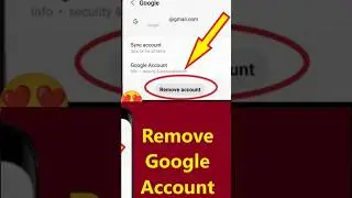 Remove your google account in just 30 second  2025 #removegoogleaccount #technicalgr #tips #remove