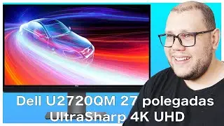 Dell U2720QM 27 polegadas UltraSharp 4K UHD, IPS monitor de bisel ultrafino HDMI, DisplayPort, USB C