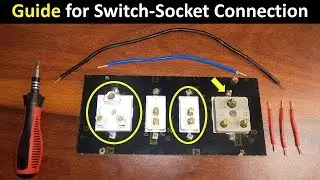 Switch socket connection Guide in Hindi | How to connect Two Switch-two socket.