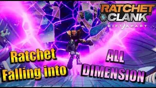 Ratchet Falling into all different Dimension  - Ratchet & Clank: Rift Apart 2021