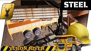 Yukon River Mining #36 - Zu schwer: der LKW kann die Stahltr&auml;ger nicht verladen!