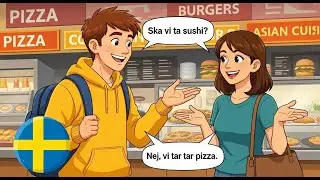 10 Short Swedish Conversations (With Subtitles) | A1-A2 | Dialogues In The Mall