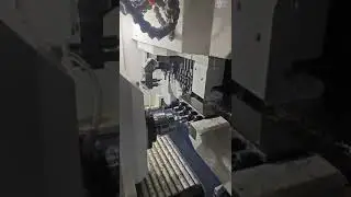 Swiss cnc lathe machine #cnc #cncmachining #swissmachine #5axismachining #5axis #5axismilling