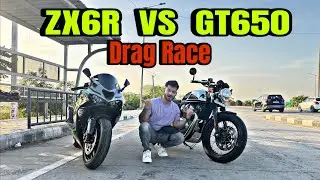 ZX6R VS GT650  Comparison and Drag Race🔥 | Who Will Win 🥇?