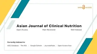 Asian Journal of Clinical Nutrition
