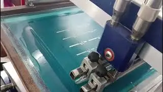 Spot uv screen printing machine