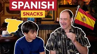 Part 1: Americans React to Trying Spanish Snacks for the First Time! US ES Spain 먹방