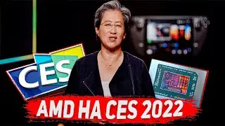 Новые процессоры и видеокарты от AMD.  Презентация Zen4, Ryzen 7000 и Radeon  RX 6800S на CES 2022