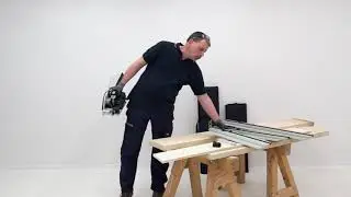 Festool TV - FSK Cross Cutting Guide Rail System with HKC 55