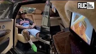 Floyd Mayweather Studies Rocky Films In His Big Boy Rolls Royce
