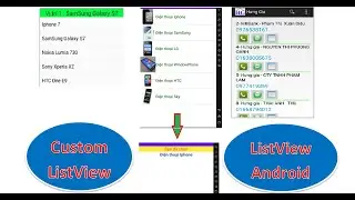 Android Programming - Lesson 17: Custom ListView, Advanced ListViews