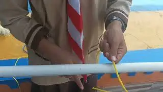 Tali simpul hidup, simpul mati, simpul pangkal, simpul anyam tunggal. SDN o3 Pegiringan