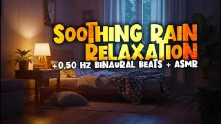 Deep Sleep Rain Therapy 🌧️ 0.50 Hz Binaural + 8D ASMR for Sleepy Brains