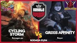 [PAUPER] Cycling Storm VS Grixis Affinity - SuperCup Grupo A
