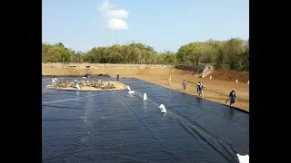 2 mm new material smooth surface hdpe geomembrane for landfill floor bottom and roof covering