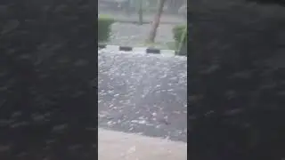 Extreme Hail Storm 🌩️ | Nature&rsquo;s Raw Power in Action | Heavy Hail Falling Sound