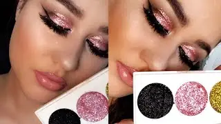 DIY Glitzer: Anwendung des Lidschatten| Marina Si