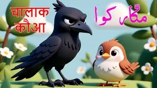 The Clever Crow | The Sparrow Story | Birds Story | Moral Story | مکّار کوا اور چڑیا کی کہانی